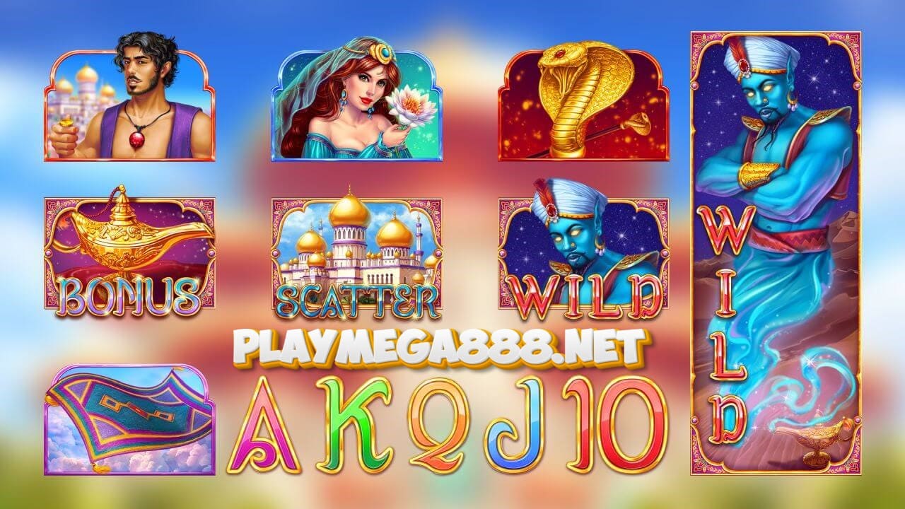 Simbol Utama & Nilai Bayaran Aladdin Wishes Mega888